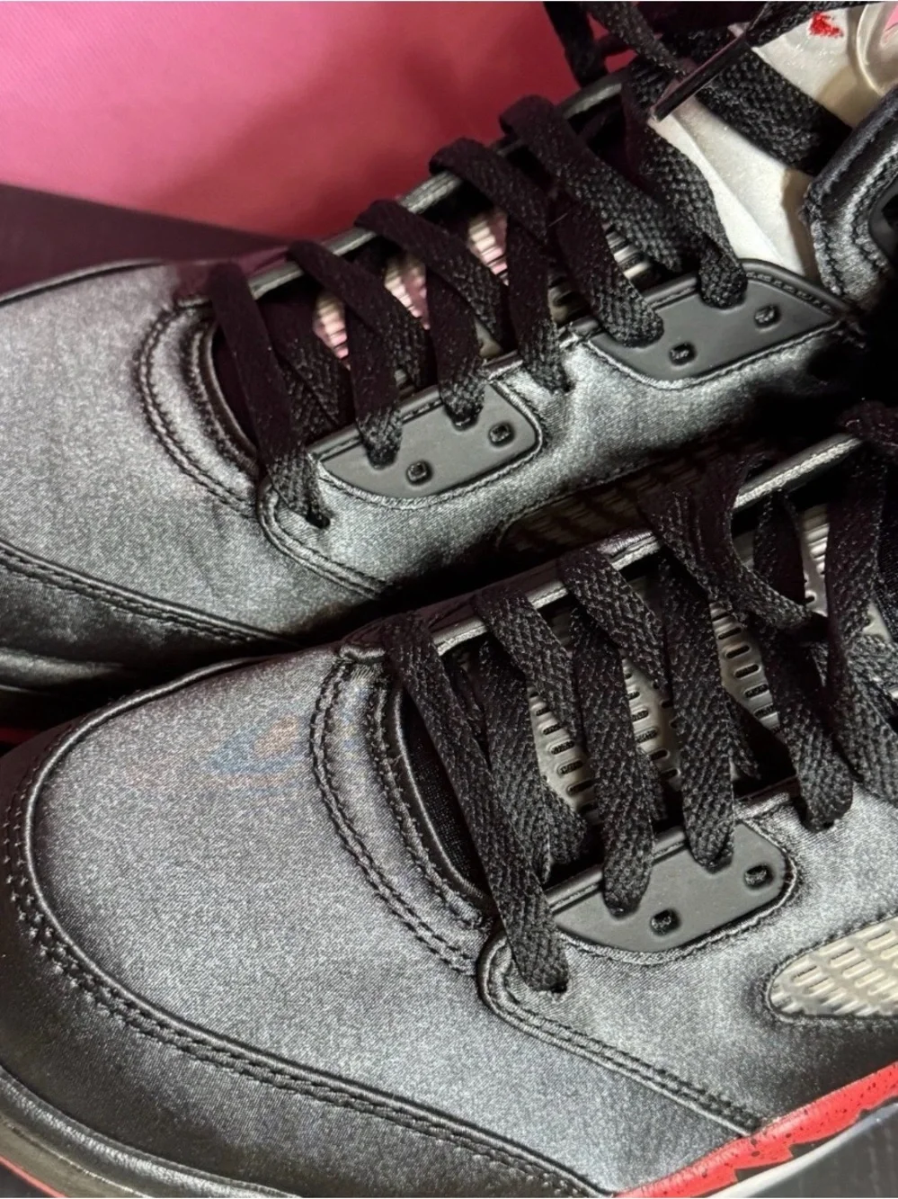 Air Jordan Retro 5 Black and Red Men's Basketball Sneakers 2018